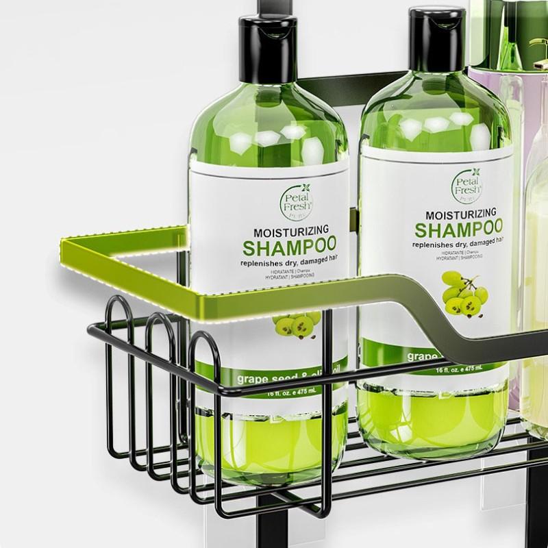 Multi-Layer Bathroom Shelf, No-Drill Wall-Mounted Organizer, 3-Tier Soap & Towel Holder, Space-Saving Storage Solution for Bathroom