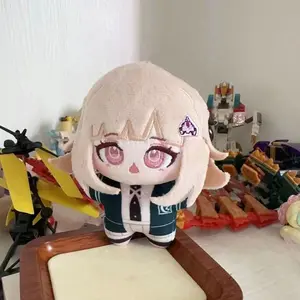 10CM Anime Danganronpa Plush Doll Hinata Komaeda Naegi Mini Starfish Body Printed Plush Keychain Pendant Kids Gifts Plushies
