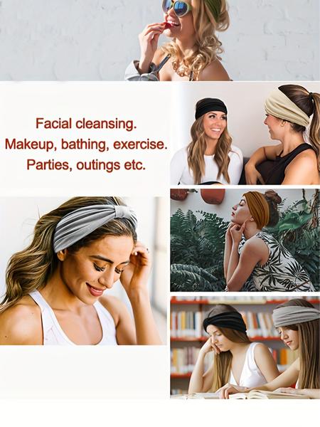 Stylish crossover bohemian hair bands with diverse patterns like leopard and paisley prints. Elastic, comfortable, non-pinching, anti-slip wide-band—must-haves for outfits. Fashionable hair accessories for women and girls, great gift choices. Stylish crossover bohemian hair bands with diverse patterns like leopard and paisley prints. Elastic, comfortable, non-pinching, anti-slip wide-band—must-haves for outfits. Fashionable hair accessories for women and girls, great gift choices.