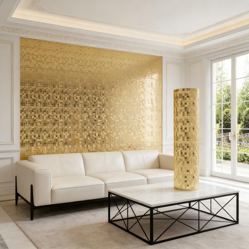 1 Roll 3D Metallic Texture Decorative Sticker, 2mm Thick Ceiling Wall Mural, Easy Installation, Seamless Splicing, Peel and Stick Wall Decal for Living Room Bedroom Modern Home Decor