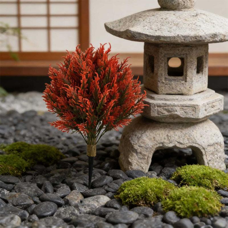 Simulated pine tree greenery planting, durable green artificial pine trees/anti-ultraviolet fake shrubs, suitable for all four seasons - holidays, Christmas, Valentine's Day and weddings - for outdoor and indoor use, courtyards, porches, garden decoration