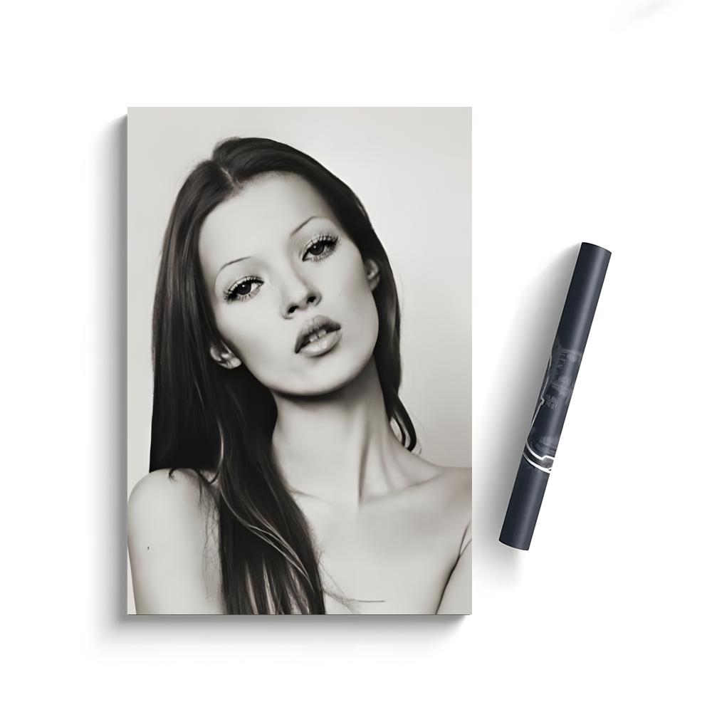 K-Kate M-Moss Fashion Modern Art Poster Bedroom Home Decor Art Poster Perfect Gift for Family and Friends