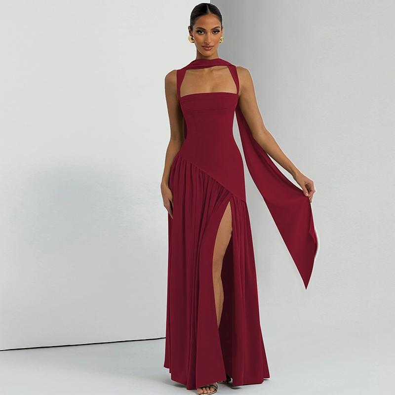 Women Summer Sexy Halter Party Club Evening Birthday Bodycon Long Dress