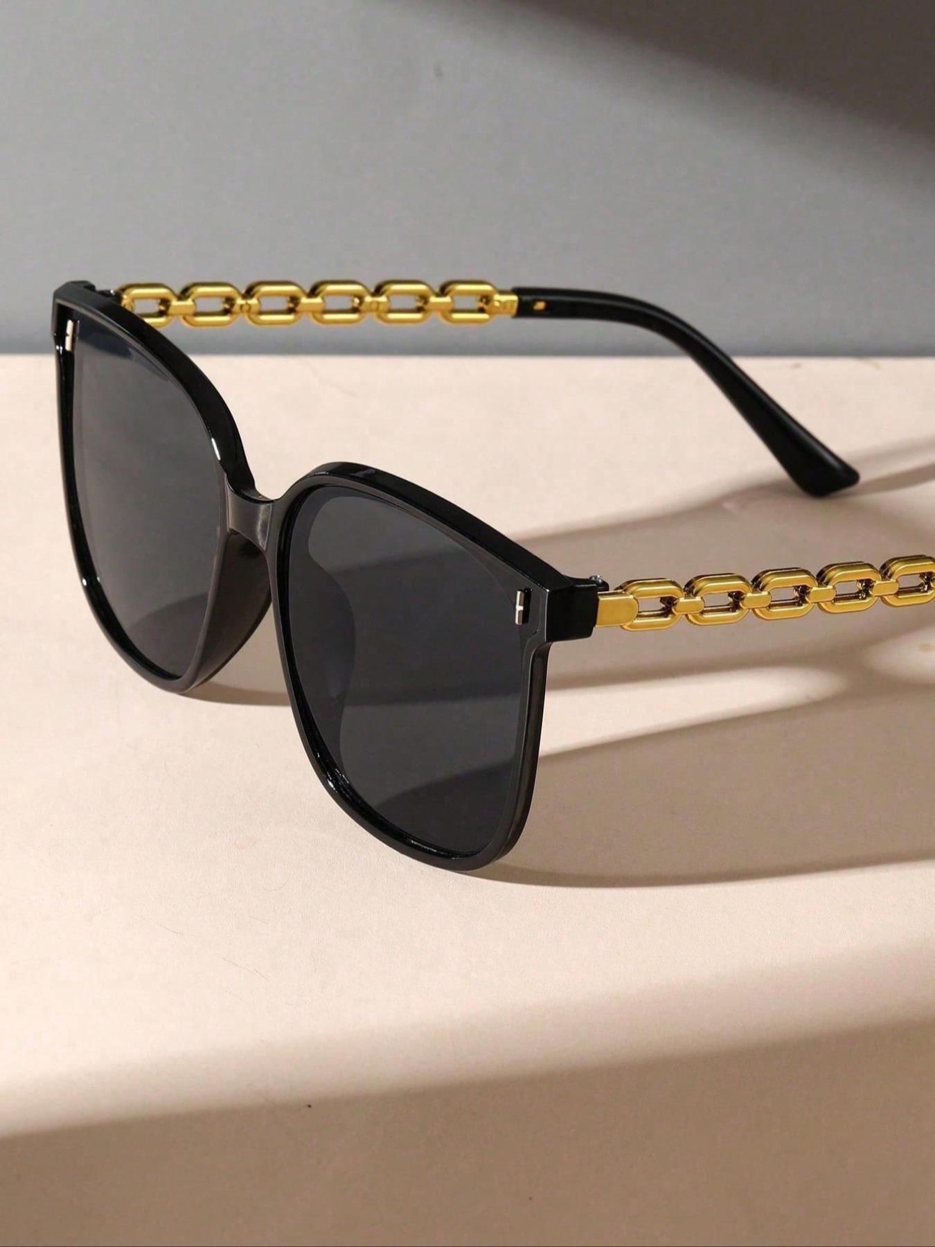 Classic Trendy Women's Square Sunglasses, Perfect for Daily Life, Driving, Shopping, Fashionable Casual Sunglasses