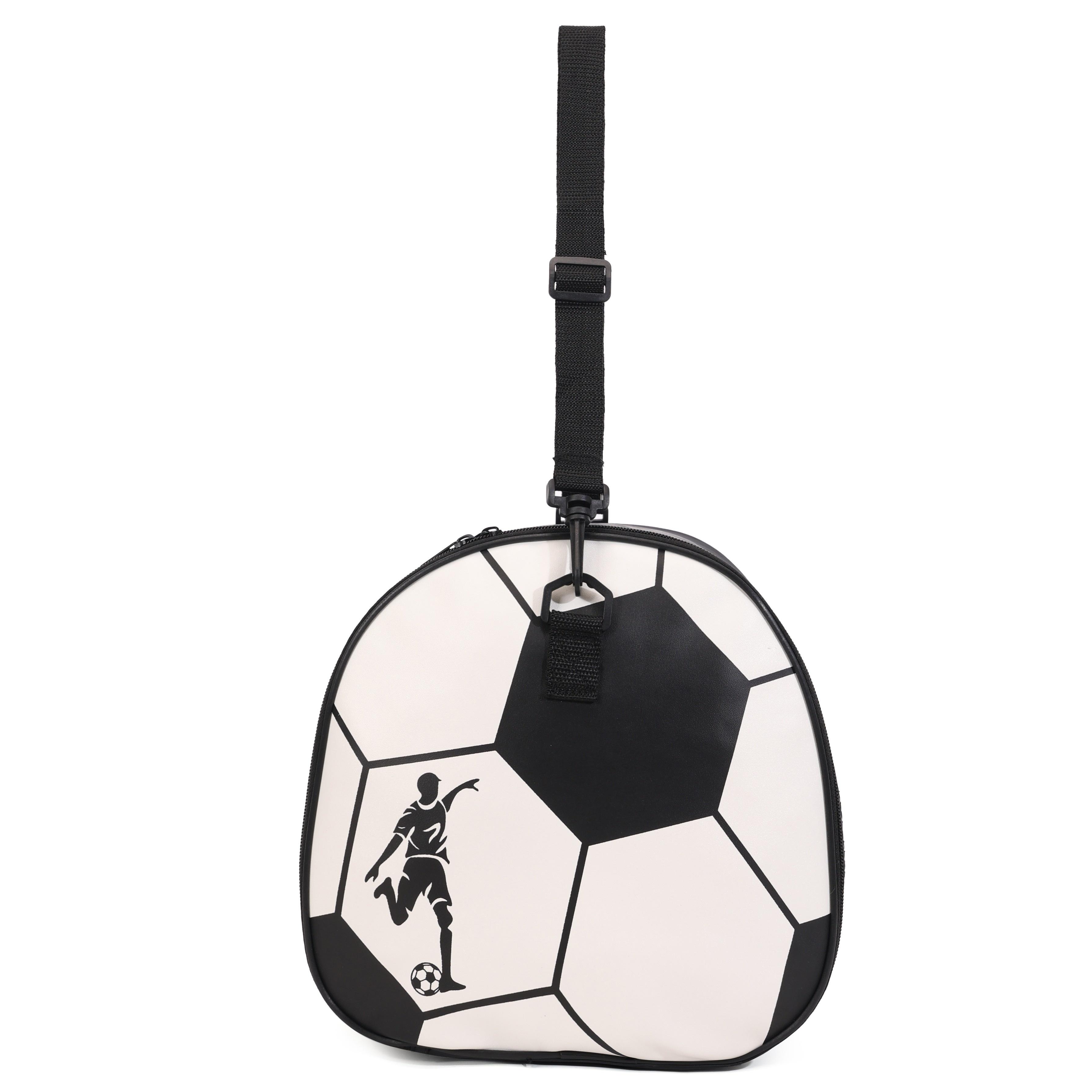 Single-shoulder crossbody bag for outdoor sports, football bag, campus single-shoulder bag, beach bag, football bag, football pouch, leather storage bag, men's single-shoulder bag