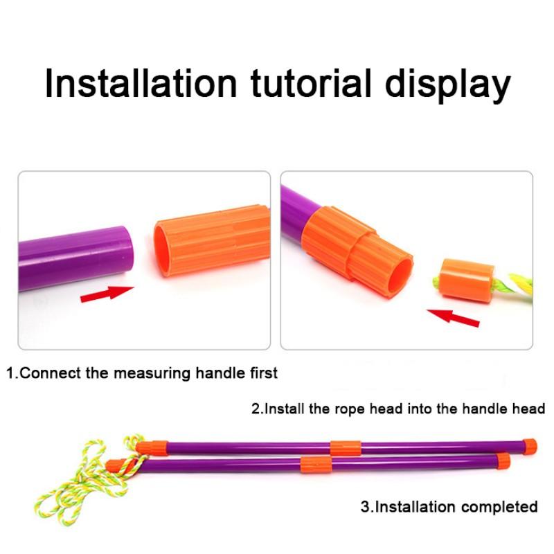 Children Giant Bubble Wand, Dual Rod Pull Rope Large Bubbles Toy, Outdoor Parent-Child Interactive Bubble Blower, Suitable for Boys Girls