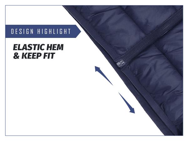 Pioneer Camp Mens Lightweight Packable Puffer Jacket Hooded Insulated Thermal Puffy Winter Jackets for Running Travel