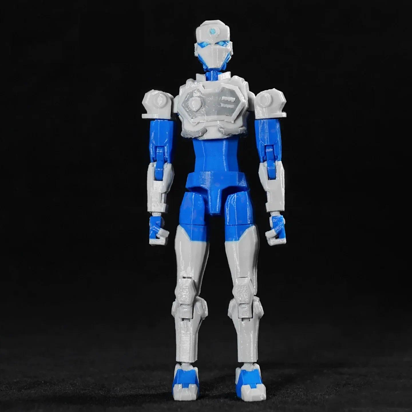 3D Printed Lucky13 Invincibles Tech Jacker Movable Soldier Multijoint Movable T13 Figurines Assembly Mecha Toy Holiday Gift