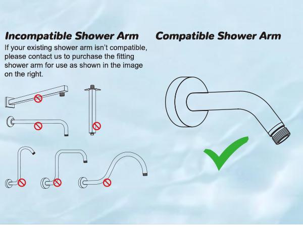 Hibbent Upgraded  5-spray 13'' Shower Head for Easy Reach, High Pressure Rainfall Showerhead Combo with 10-mode Handheld Spray, cUPC Certified ,12'' Extension Arm, 4-way Diverter, 71'' Hose, Showerhead Holder, Chrome