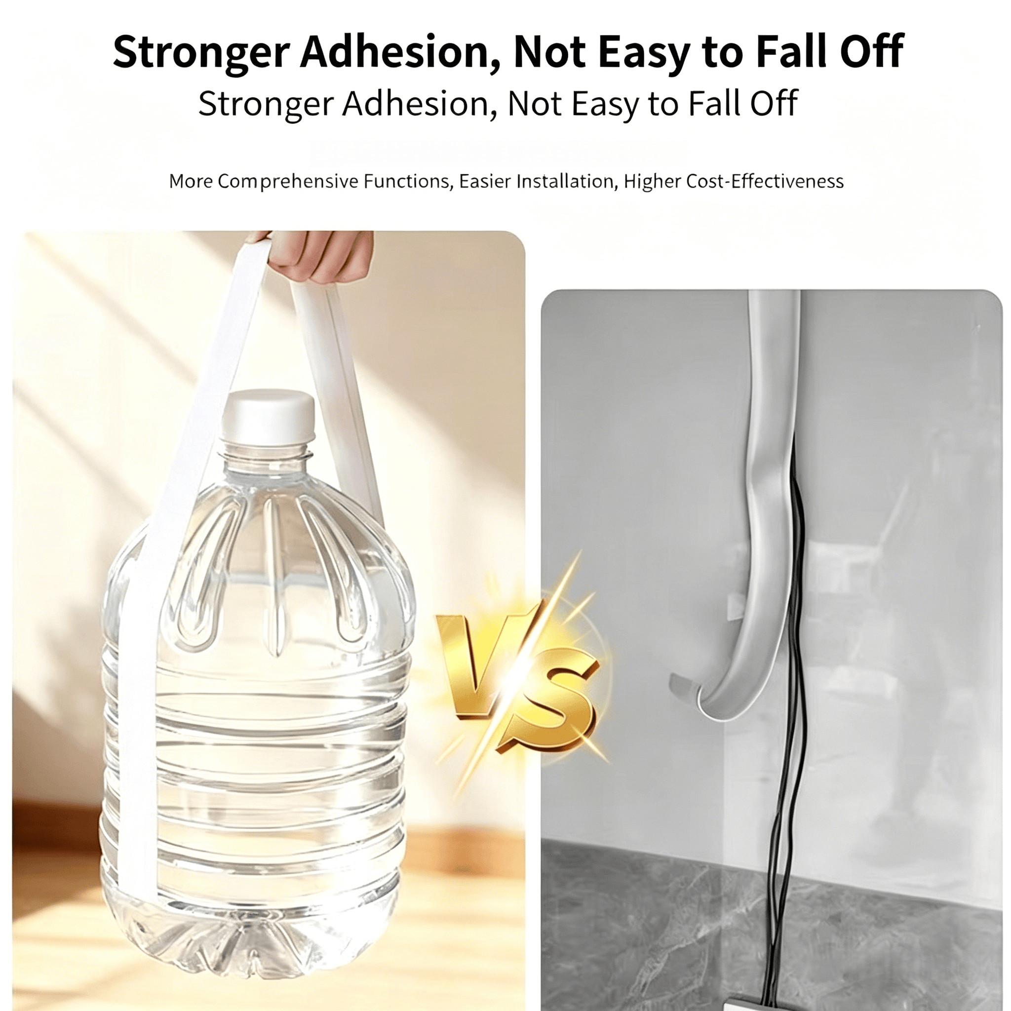 Single Roll 1 Meter Wire Management Tray, Invisible Decorative Cable Organizer, Soft Floor Protection Tool, Hidden Wiring Solution