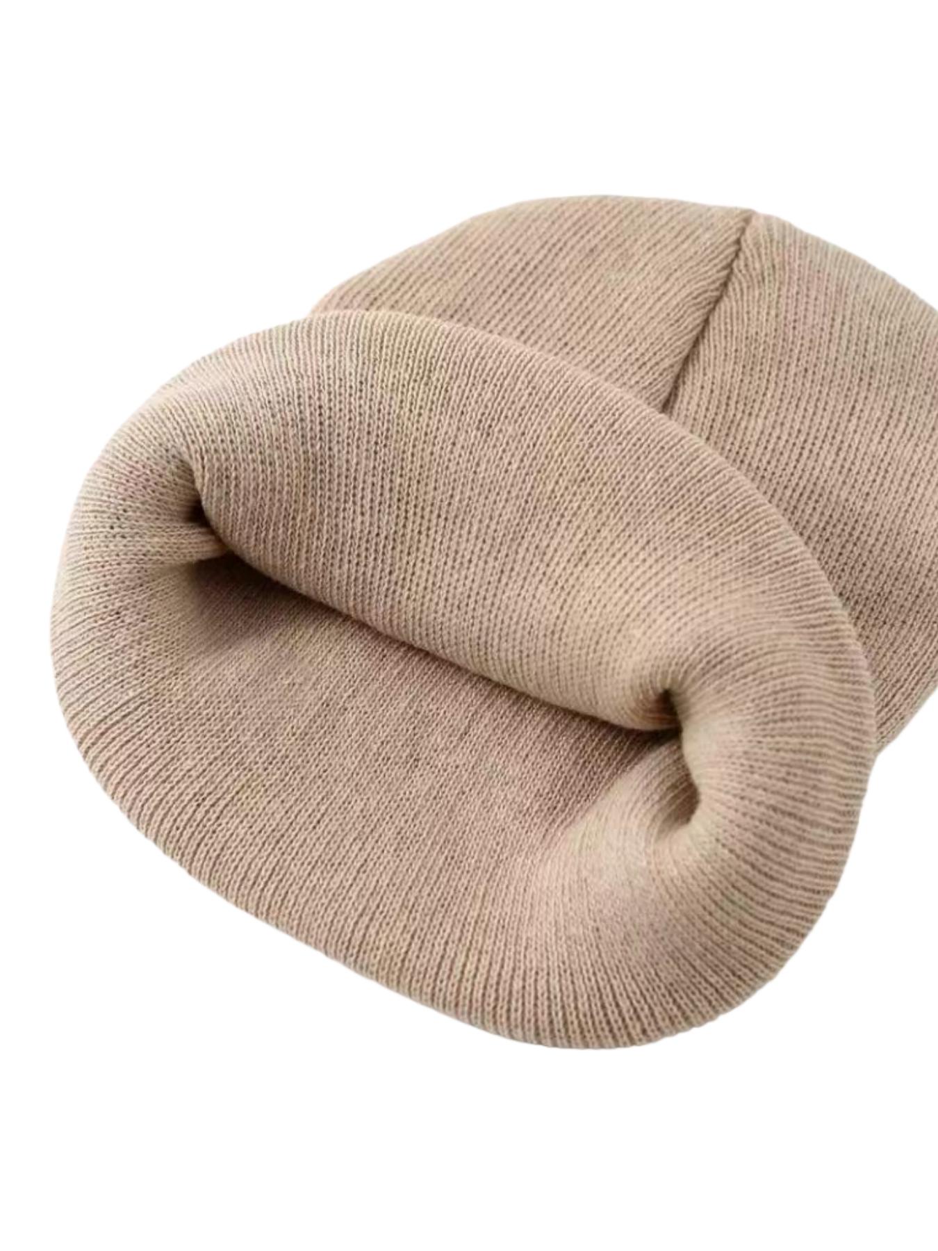 Unisex Knit Hats, Warm & Cozy Winter Accessory, Perfect for Outdoor Activities, Skiing, Casual Daily Wear, Knitted Winter Hat