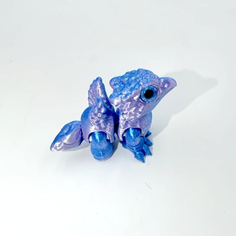 3D Printed Toy Griffin Wings Small Animal Jointed Simulation Fun Ornament Creative Handmade Model, Unique Collectible Decorative Piece