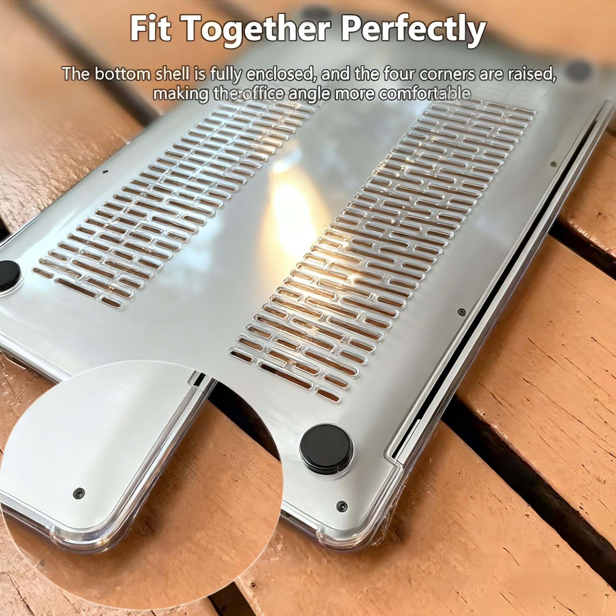 Changhefeng 2-In-1 Privacy Screen Protector and Crystal Clear Case for Macbook Neo, Protective Cover for Laptop, Durable and Transparent