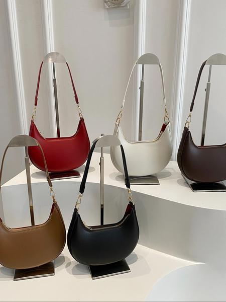 Women's Elegant, Cute Sailor Handbag with Zipper Closure, Fashionable Crescent Bag, Daily Use Crossbody Bag, Half Moon Bag