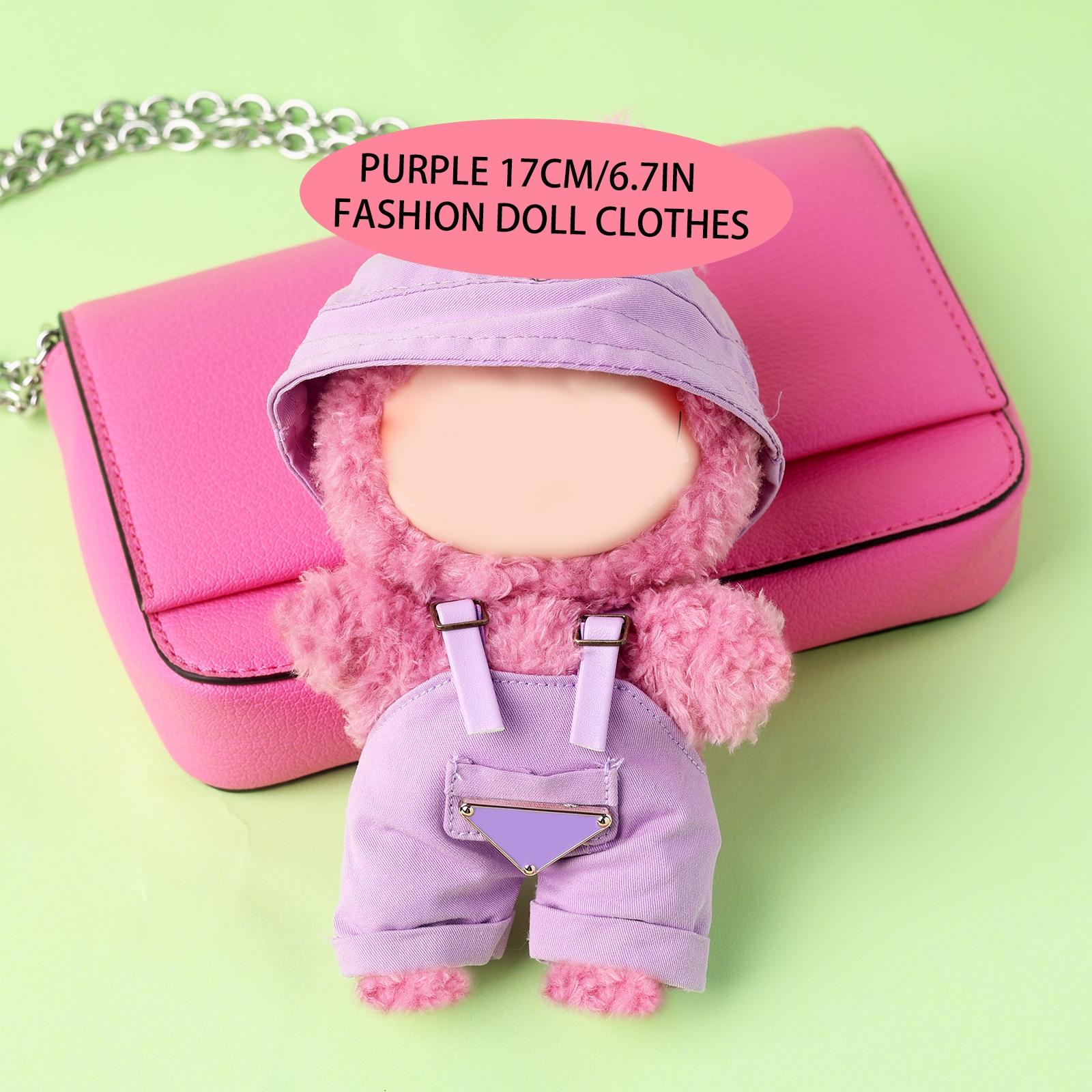 17cm Fashion Doll Clothes Set, Cute + Hat Trio, Perfect for 15-17cm Dolls, Ideal Birthday and Holiday Gift, Stylish Accessories
