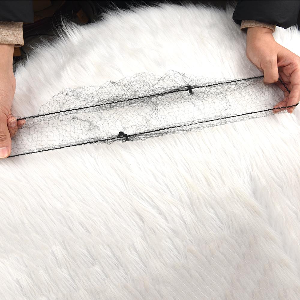 Hair Nets Invisible Elastic Edge Mesh Long Wig Nets Invisible Soft Elastic Lines Hair Net