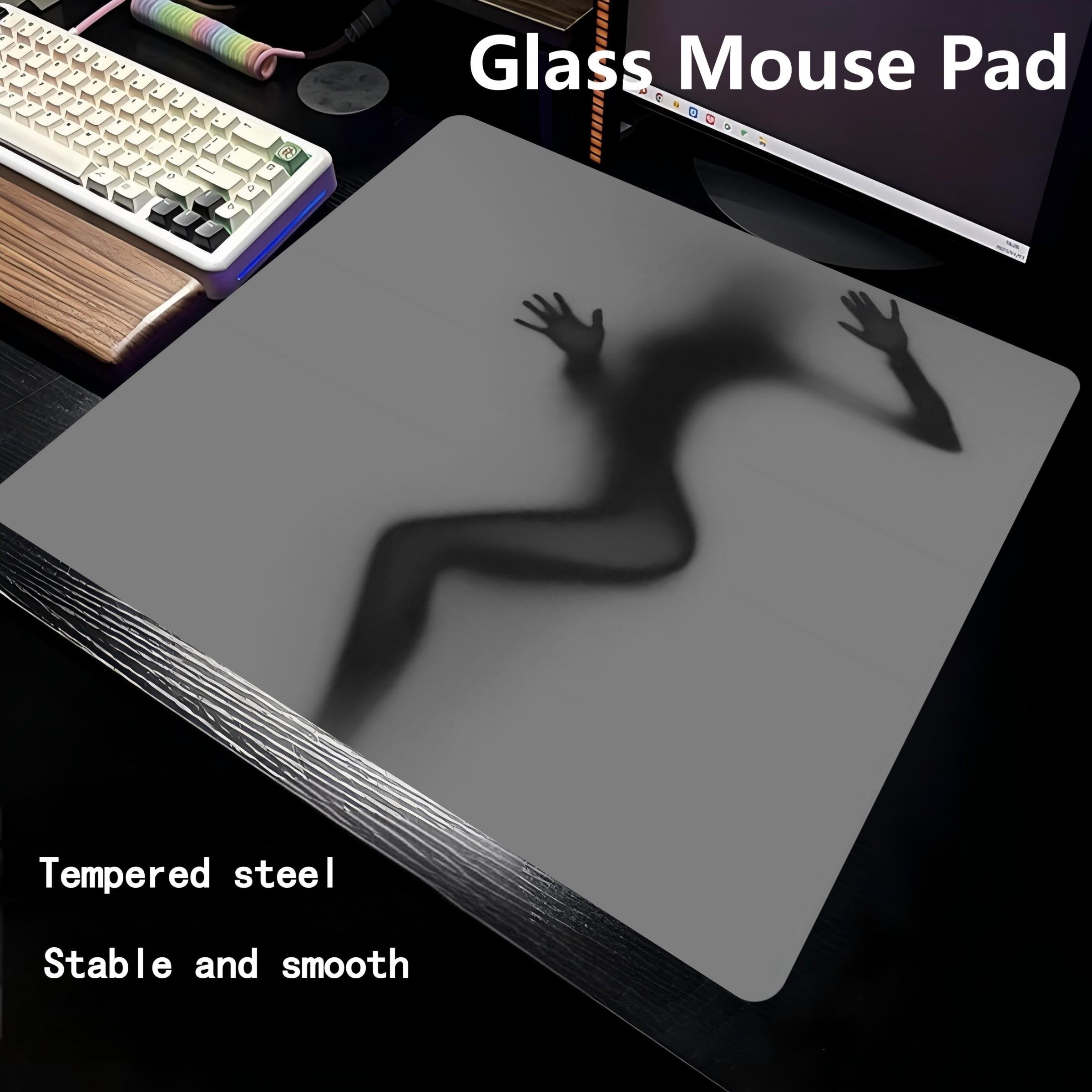 Control Type Glass Mouse Pad Gaming Accessory Professional Fps Gaming Smooth Feel, High-Quality Precision Control Surface, Ideal for Gamers & PC Users
