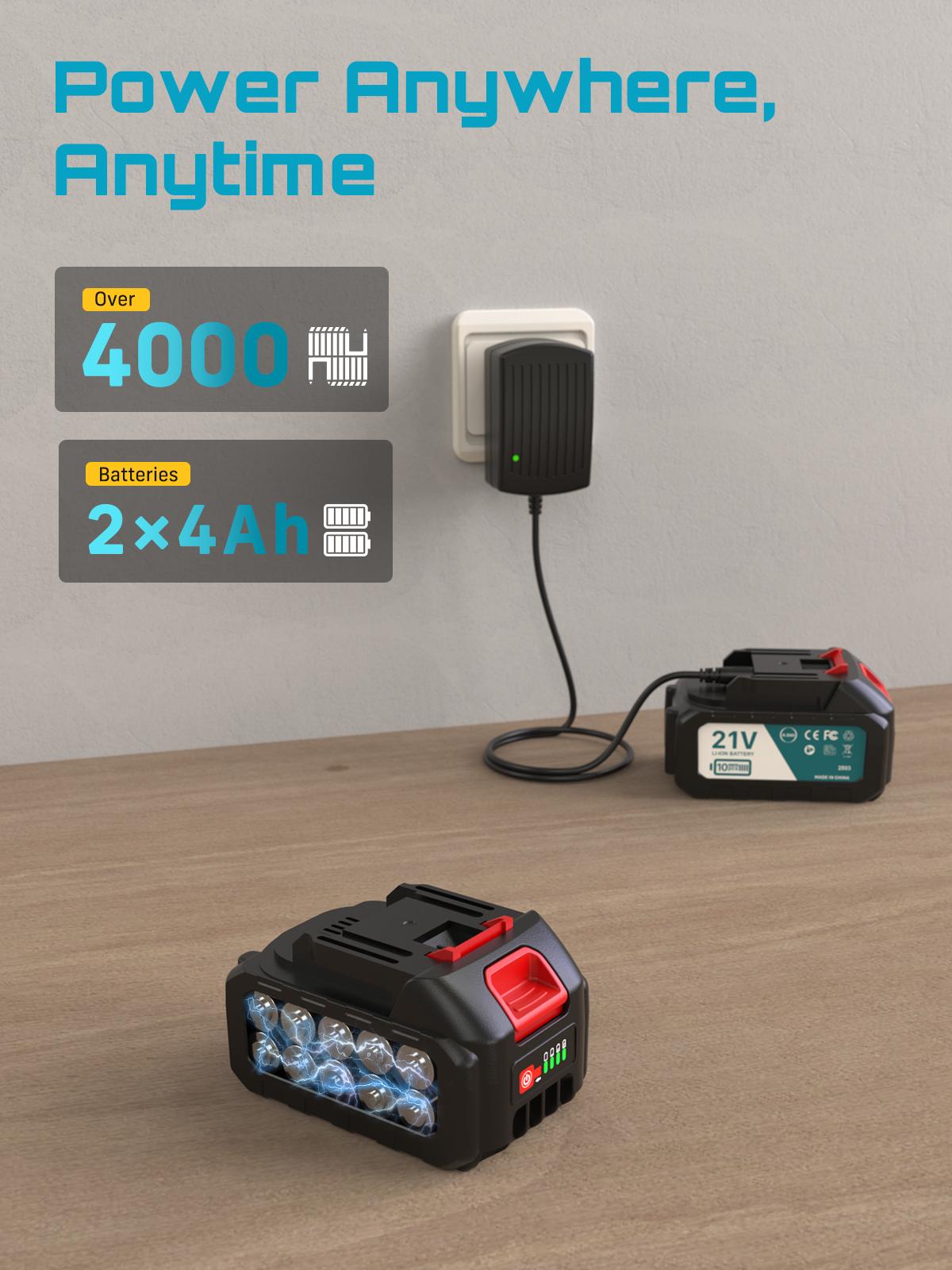 SEESII Cordless 2-in-1 Brad Nailer/Staple Gun (18GA) – 21V Electric Pneumatic Nail Gun w/ 2x4.0Ah Battery & Charger, 1000Pcs Nails, Adjustable Depth | Single/Contact Firing for Upholstery, Woodworking, DIY, dealsforyoudays,HKF50 SEESII Cordless 2-in-1 Brad Nailer/Staple Gun (18GA) – 21V Electric Pneumatic Nail Gun w/ 2x4.0Ah Battery & Charger, 1000Pcs Nails, Adjustable Depth | Single/Contact Firing for Upholstery, Woodworking, DIY, dealsforyoudays,HKF50