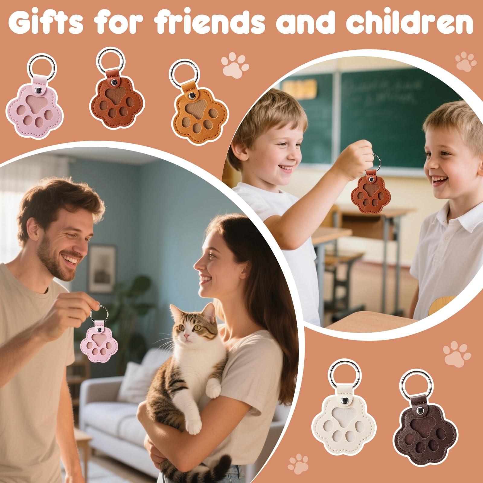 Pet Hair Storage Keychain, Paw Shaped Fur Keepsake, Dog Cat Hair Collector, Commemorative Gift for Pet Enthusiasts, Unique Souvenir