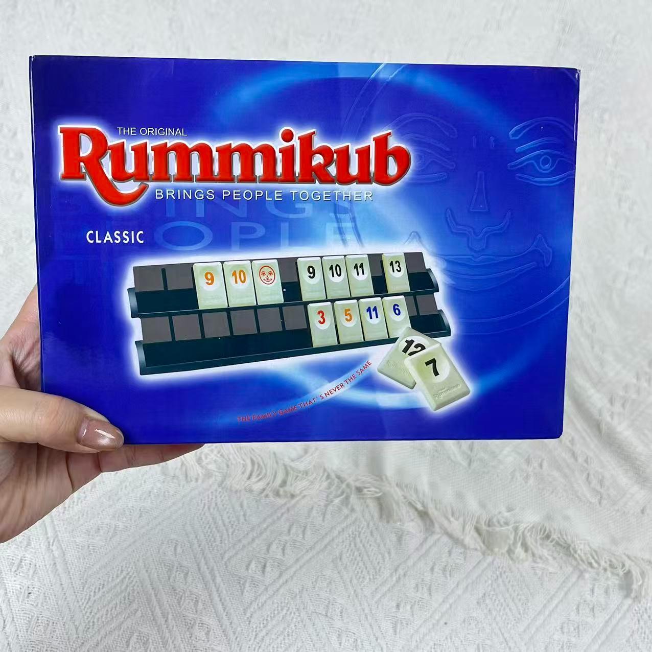 Classic Rummikub Board Game, New Number Combination Play, Fun Party ...