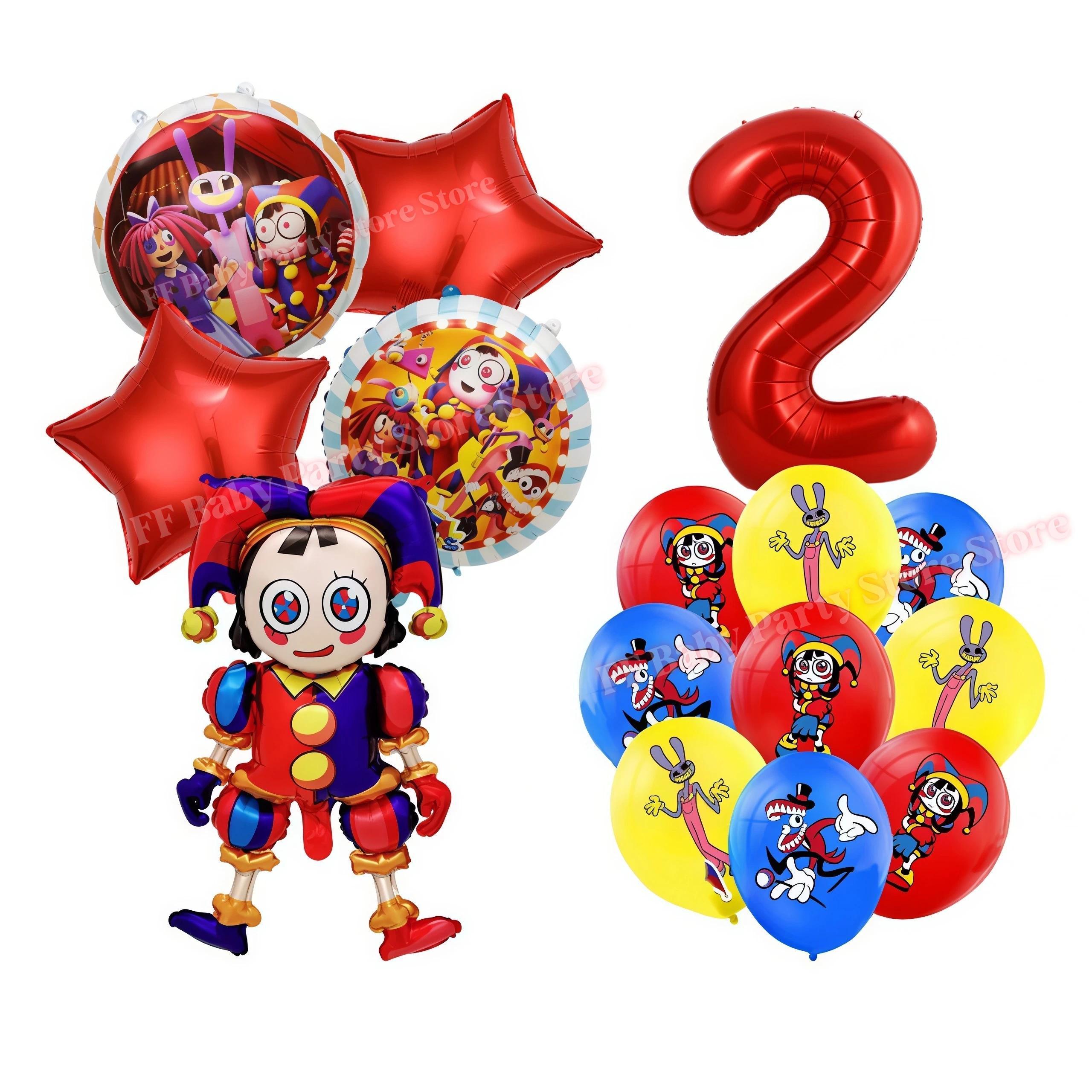 Amazing Tableware Birthday Party Decoration Digitaled Circus Balloon Plate Cup Banner Kids Favor Gift Baby Shower Party Supplies