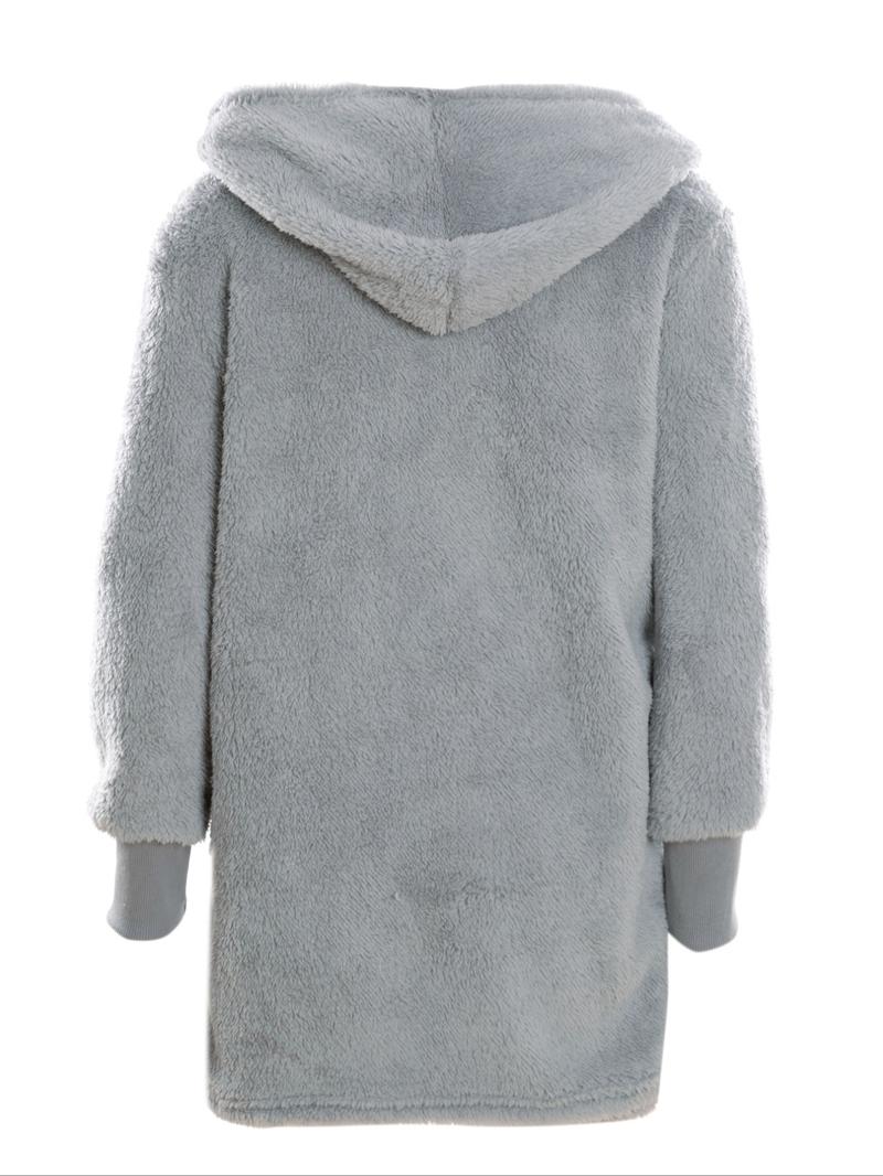 Women's Solid Color Plush Three-piece Pyjama Set, Fluffy Pajamas, Casual Comfy V Neck Cami Top & Hooded Coat & Tie Front Shorts Loungewear Set, Pajama Sets Women, Women's Sleepwear for Winter, Fluffy Pajamas, Cute Pajama Sets, Sleep Sets, Womenswear, Pjs