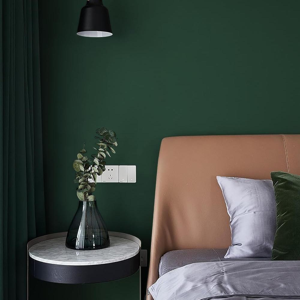 Matte Solid Color Self-Adhesive Wallpaper, Easy Install Vinyl Film for Kitchen & Bathroom, Durable Home Decor Wall Paper