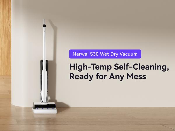 Narwal Handheld Cordless Vacuum Mop - 20000Pa Suction Wet Dry Vacuum, 176°F Self-Cleaning, Heated Drying, Disposable Waste Bag, Tangle-Free, Portable, for Hard Floors & Edge Cleaning, Easy to Use, Vacuums