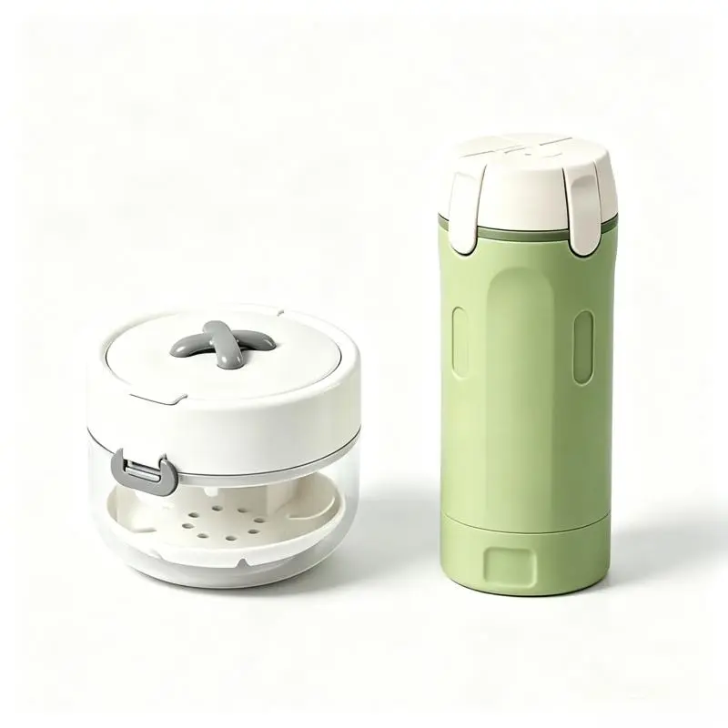 White+Green Refill Bottle