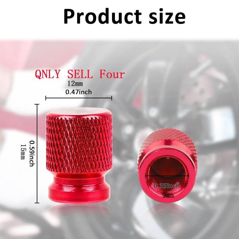 4pcs Aluminum Car Wheel Tire Valve Caps, Waterproof Tyre Rim Stem Covers, for Honda Civic Accord, Jazz, Pilot, Crv, Odyssey, Passport, City, Huttler, Hrv, Vezel