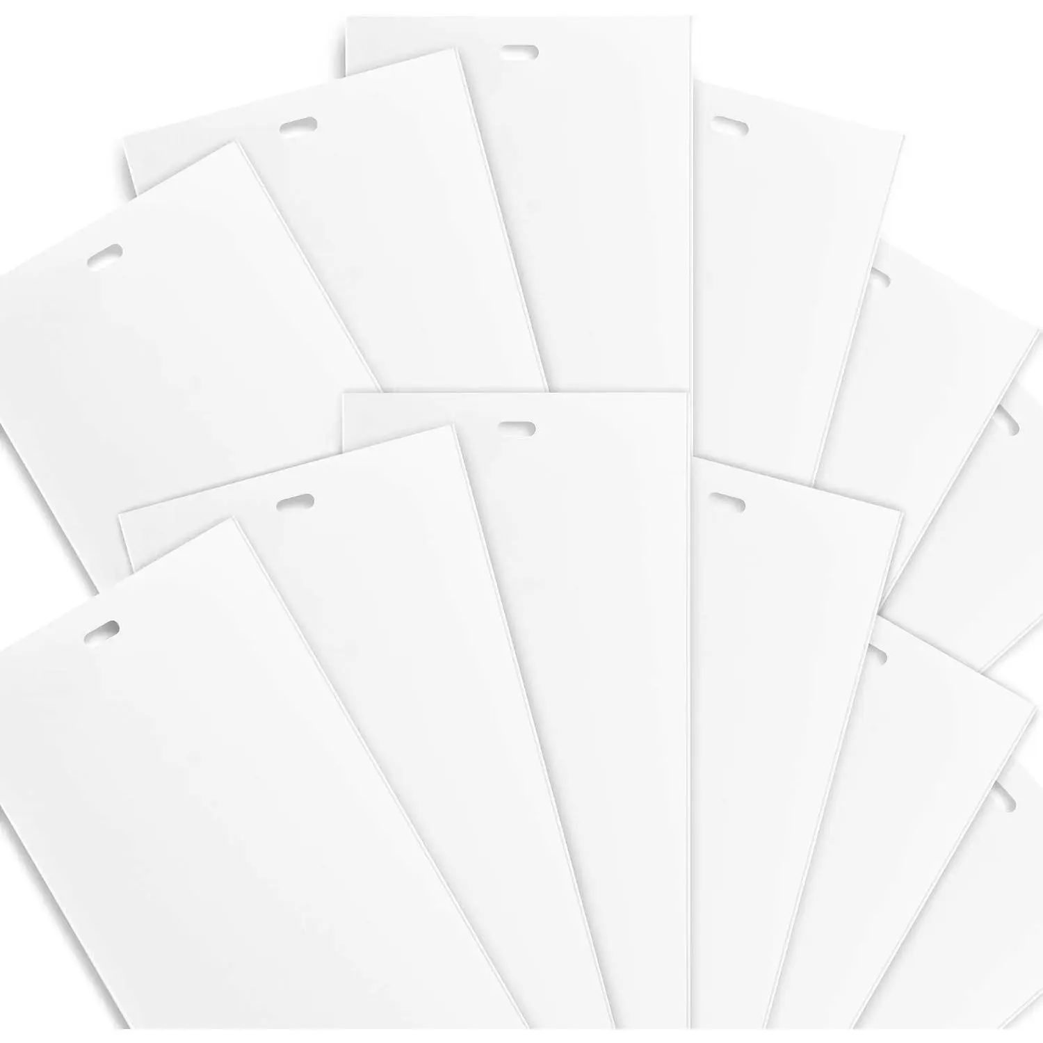 White Vertical  Blinds Slats Sliding Door Window Patio (12 Pack)