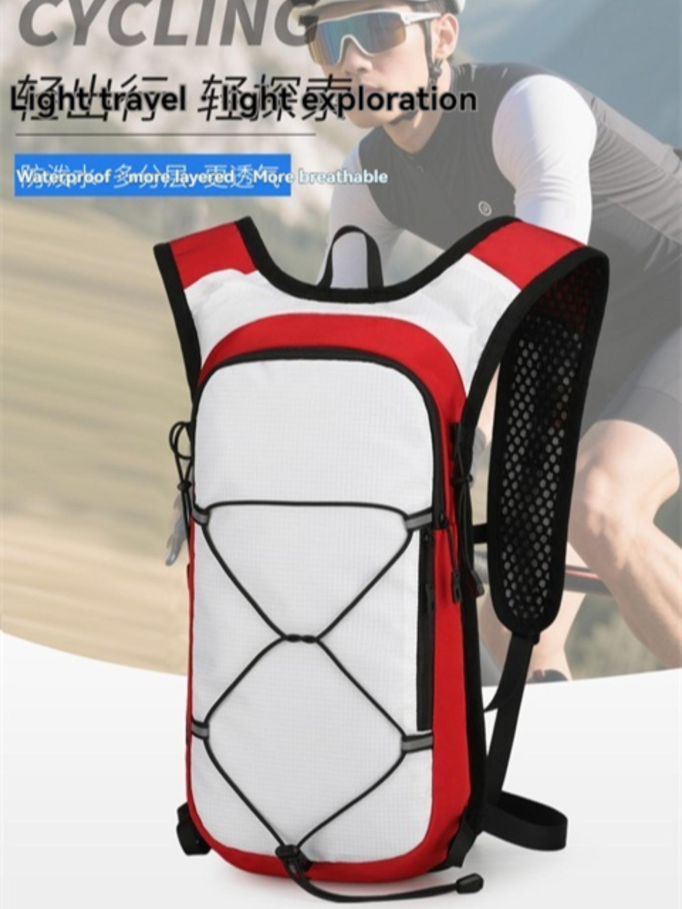 Lightweight Cycling Backpack, Waterproof Multi-Layer Breathable Shoulder Bag, Outdoor Mountain Bike Running Sports Bag, Unisex