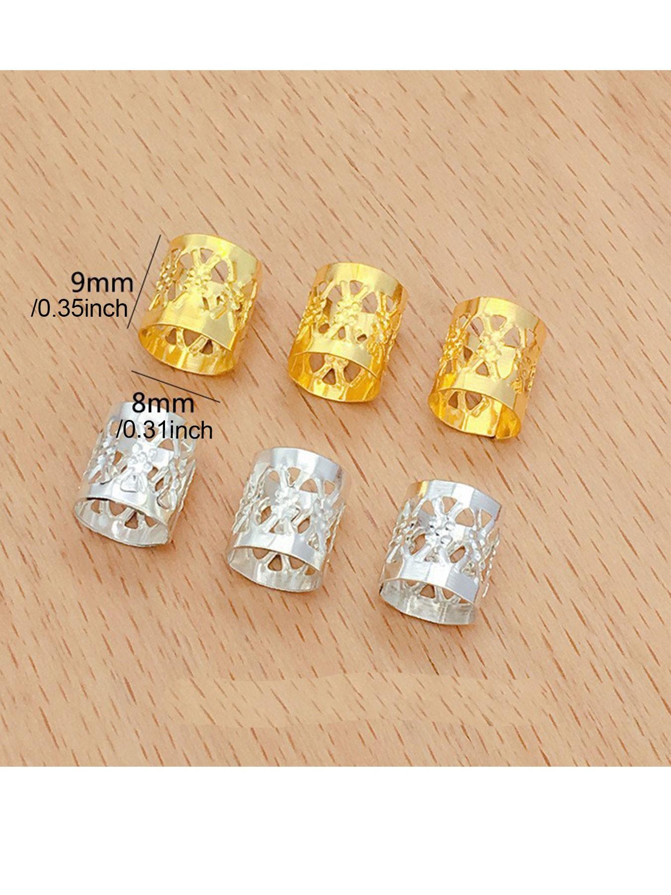 50 Pcs Set Braided Hair Rings, Fashion Unique Hair Clips, Perfect for Holidays, Beaches, Summer, Daily Wear