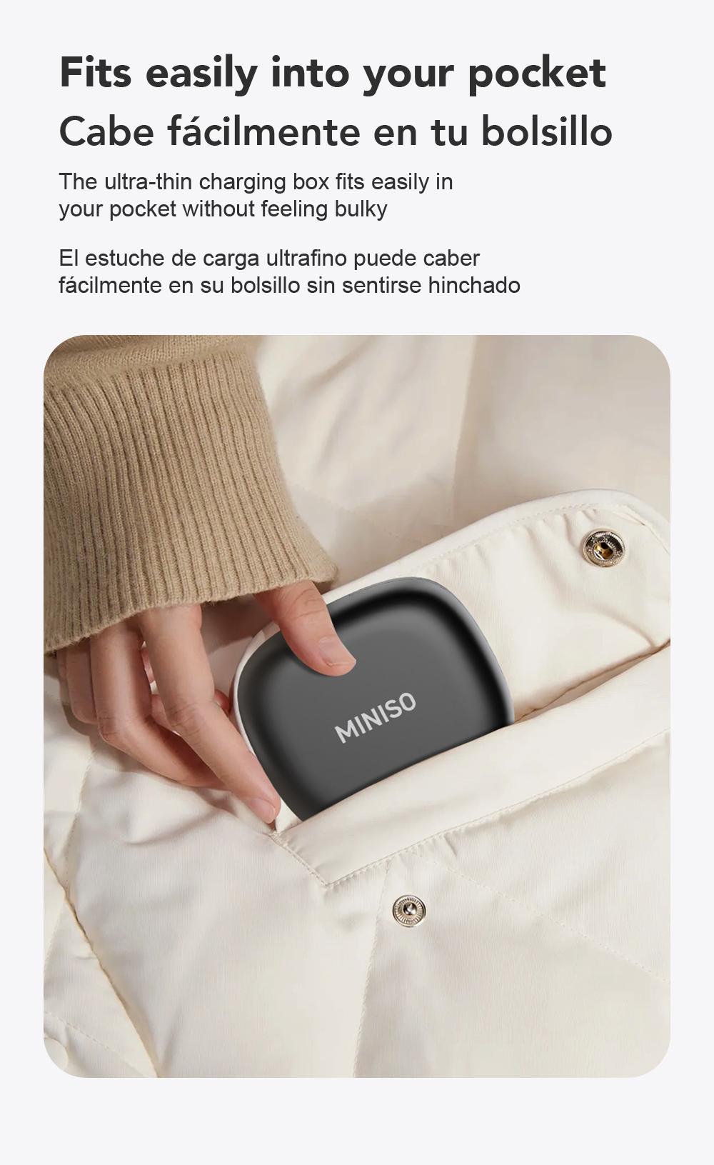 MINISO X28 OWS Open Ear Wireless Bluetooth Earbuds Support 135 Languages Real Time Bluetooth 58H Playback HIFI Stereo Fast Charging