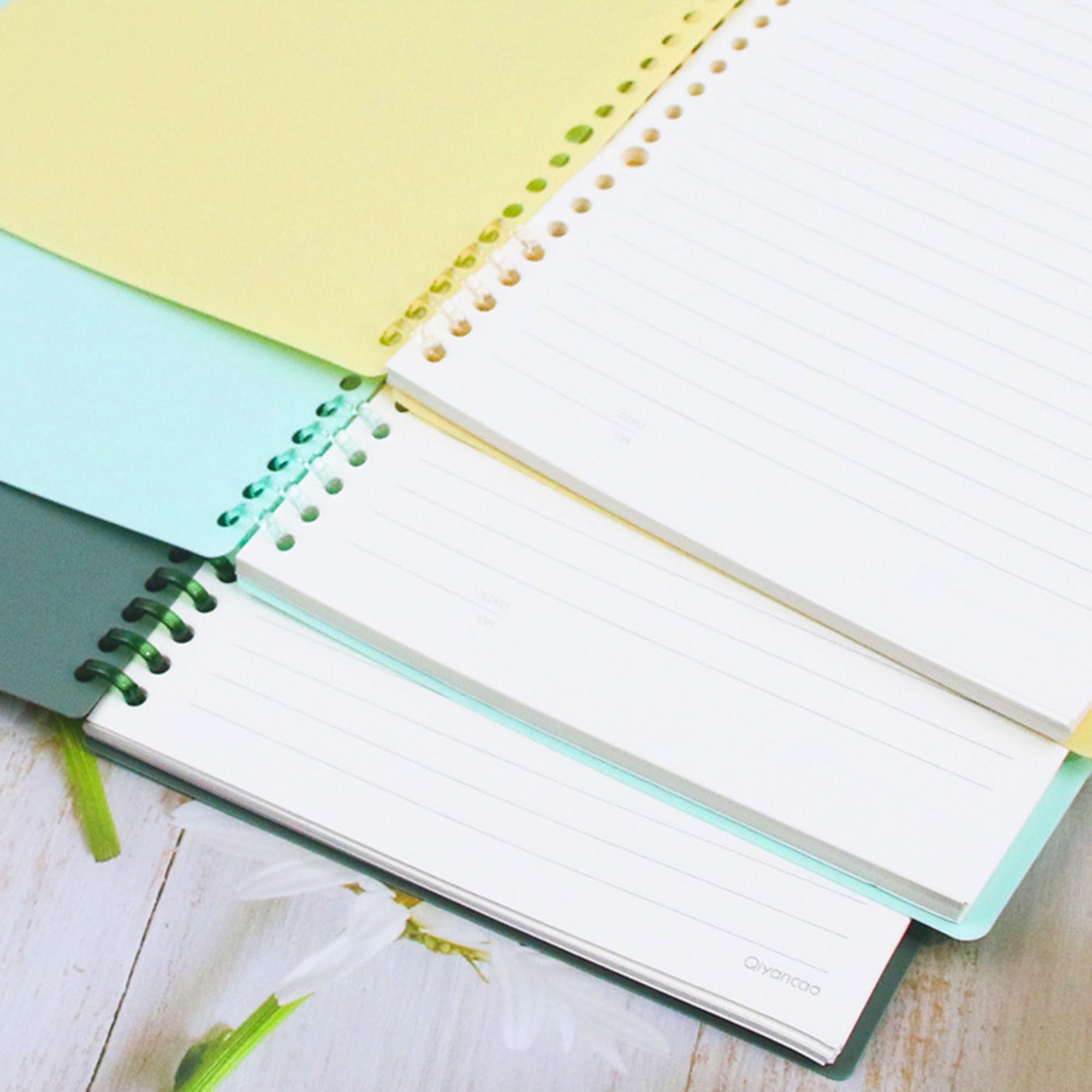 A4 Size Loose Leaf Cover Set, Colorful Transparent Matte Page Book Sleeve, Durable PP Material, for Notebooks, Contracts, Office Supplies, Office Stationery Supplies