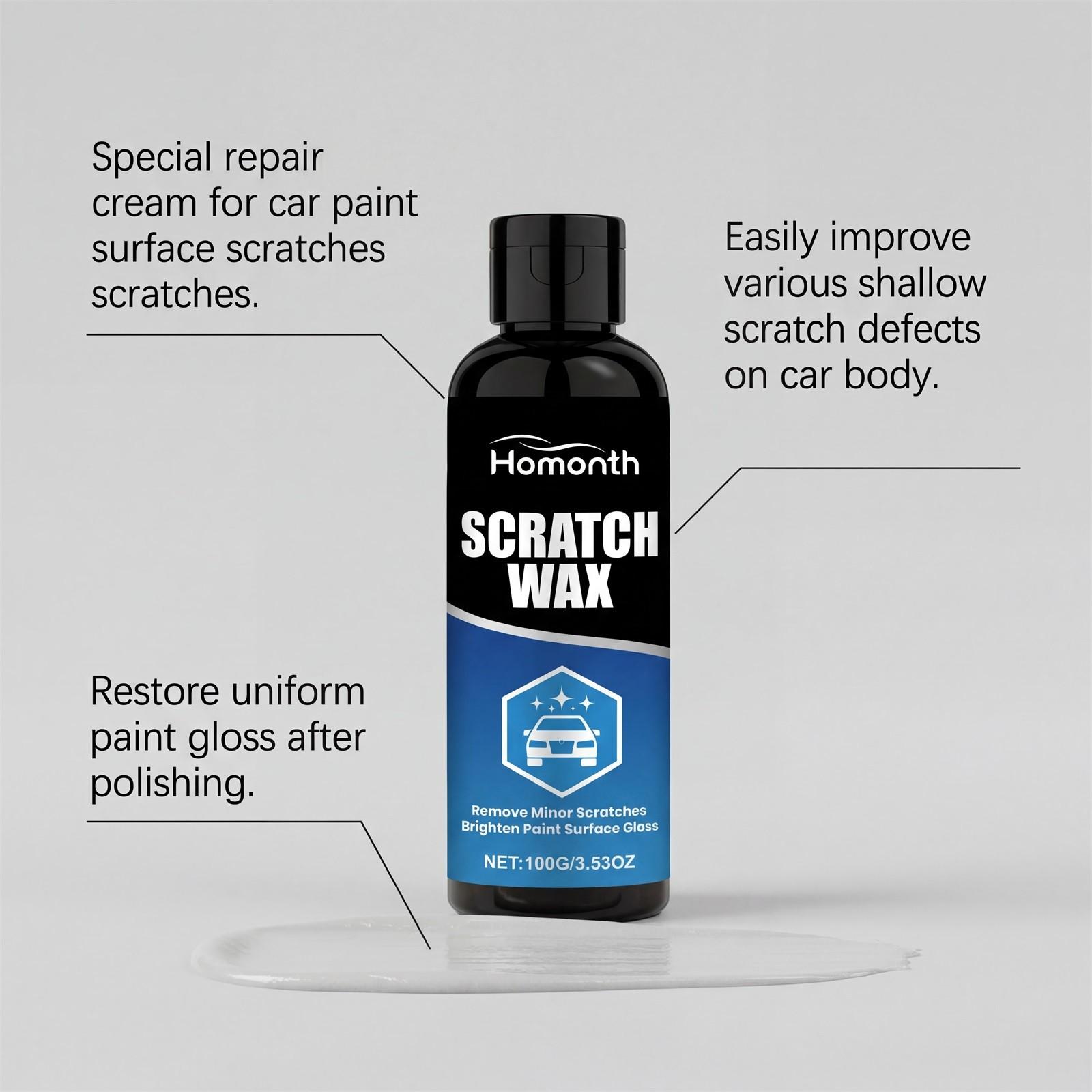Car Scratch Remover, Body Paint Minor Scratches Polishing Maintenance, Daily Car Care Essential, Effective Scratch Repair Solution