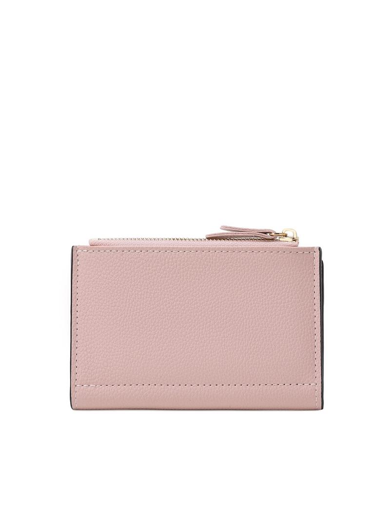 Women's Simple Plain Color Zipper Coin Purse, Casual Versatile Small Pu Card Holder, Simple All-match Purse for Daily Used, Fashionable Card Holder