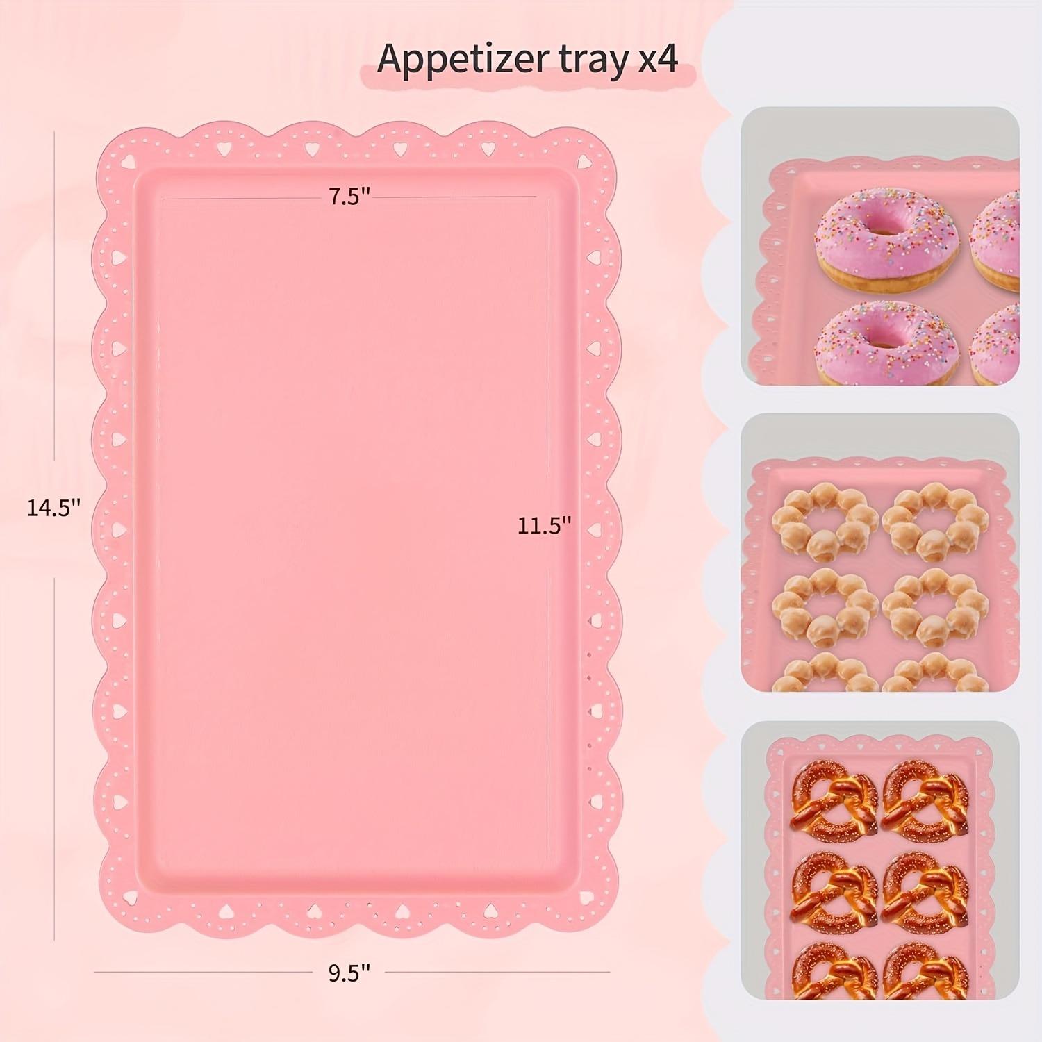 10pcs Cake Stand Set with 3 Double-Tier And 3 Triple-Tier Cupcake Stands, 4 Appetizer Trays, Perfect for Birthdays Bridal Showers