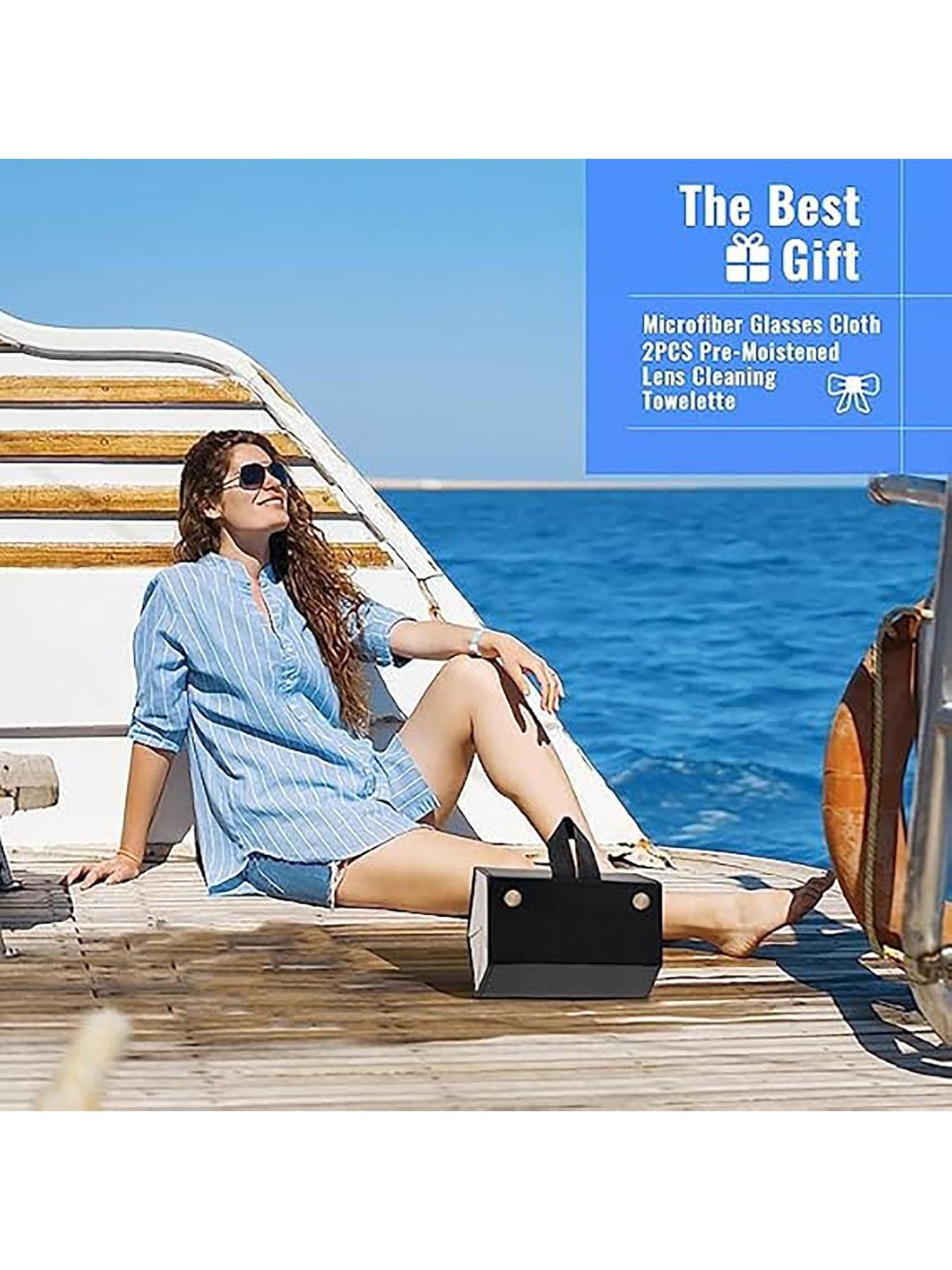 Simple Leather Multi-Compartment Eyeglass Case, Nearsighted Glasses Sunglasses Storage Box, Foldable Eyewear Organizer Holder