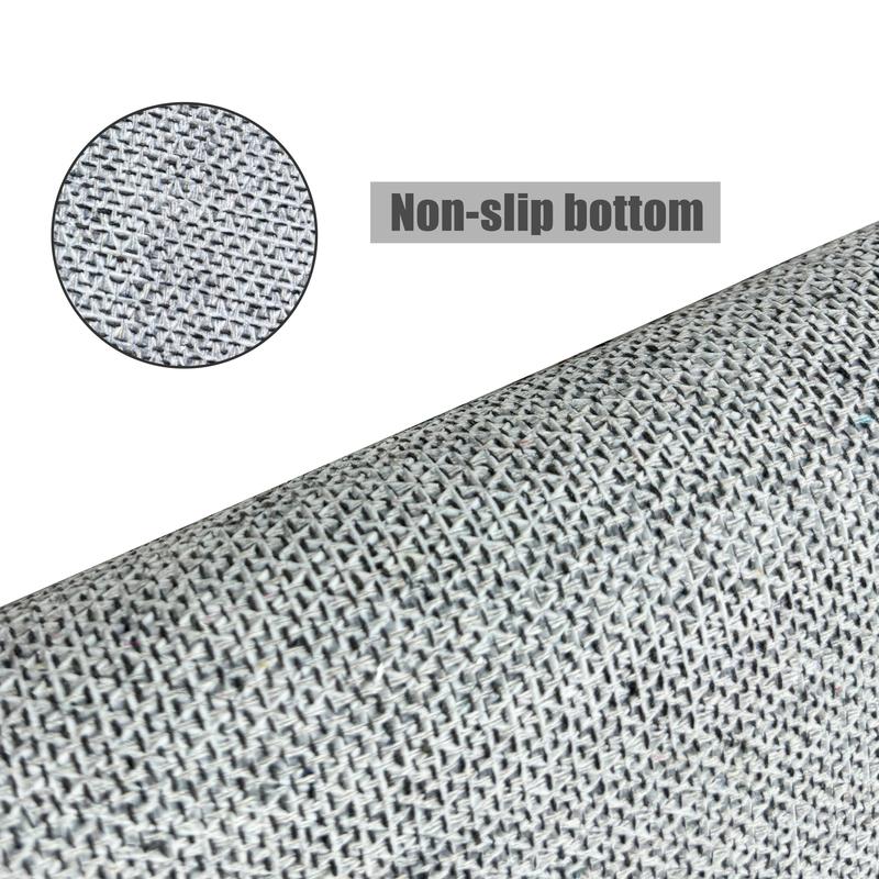 Colorful Pebble Print Welcome Mat, Soft Washable Half Round Indoor Outdoor Door Mat, Perfect for Home Entryway Decoration, Home Decorative Rug