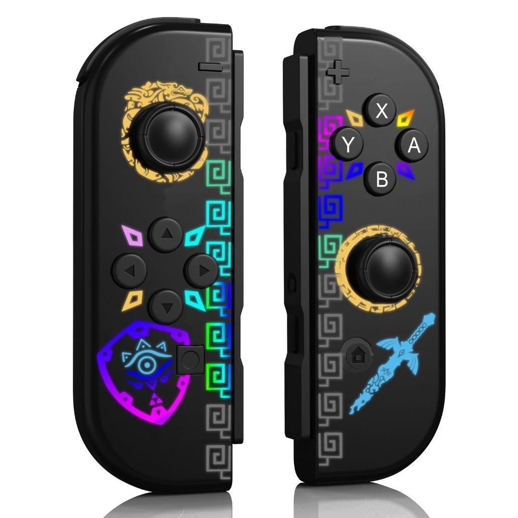 Wireless Game Controller Left Right Dual Vibration Action Control Screenshot Wake Up Function Wireless Gaming Controller Compatible with Switch & Switch 2 Bluetooth-compatible Connection
