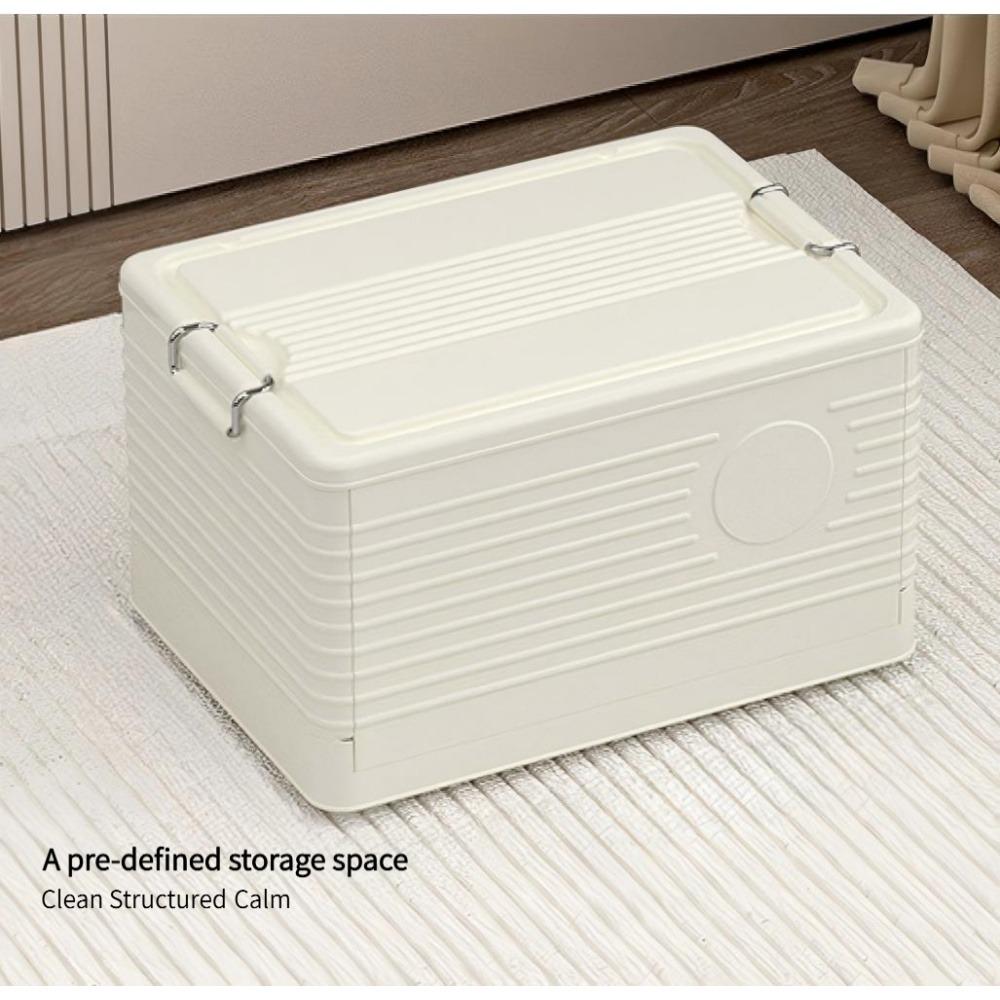 Modular Foldable Storage Box with Wheels | Stackable Design & Dustproof Lid | For Bedroom, Closet & Small Spaces | Home Storage