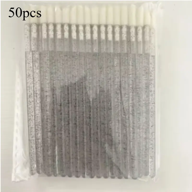 50/100pcs Disposable Lip Lint-Free Applicators, Lipstick Testers Wands, Makeup Lip Brushes, Beauty Tool for Smooth Application
