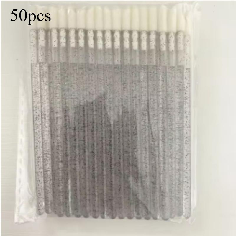 50/100pcs Disposable Lip Lint-Free Applicators, Lipstick Testers Wands, Makeup Lip Brushes, Beauty Tool for Smooth Application