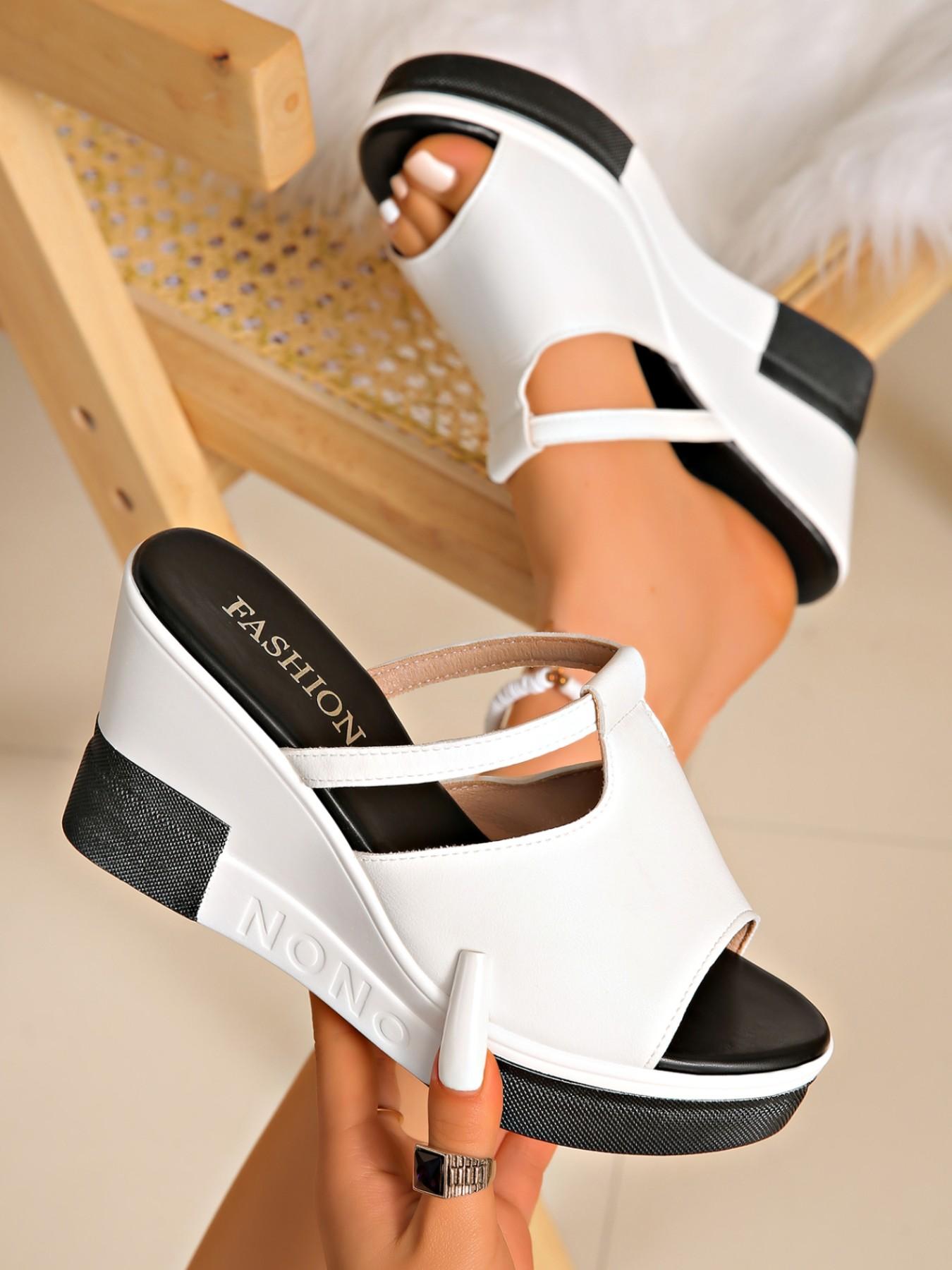 Casual Versatile Sandals, Open Toe One-Strap Heeled Women's Shoes, Elegant and Comfortable Footwear for Everyday Wear