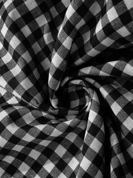 Men's Regular " Los Angeles " Print Short Sleeve Shirt, Casual Retro Gingham Shirt for Daily Wear, Fashion Men's Top for Summer, Fitted