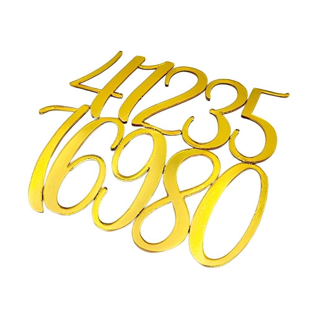 Upgrade Version Cake Decoration, 0-9 Years Birthday Cake Decorations, Reusable, Suitable for All Ages Wedding Celebration Party Supplies