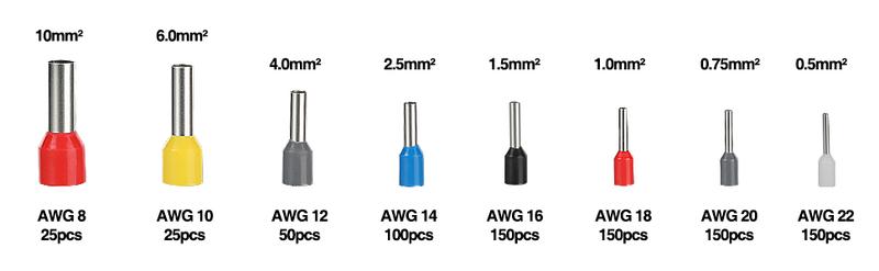 #JumpstartSale WORKPRO Ferrule Crimping Tool Kit, AWG 28-7 Self-adjustable Ratchet Wire Crimping Tool, Crimper Plier Set with 800 COUNTS Wire Terminals Crimping Connectors Wire End Ferrules
