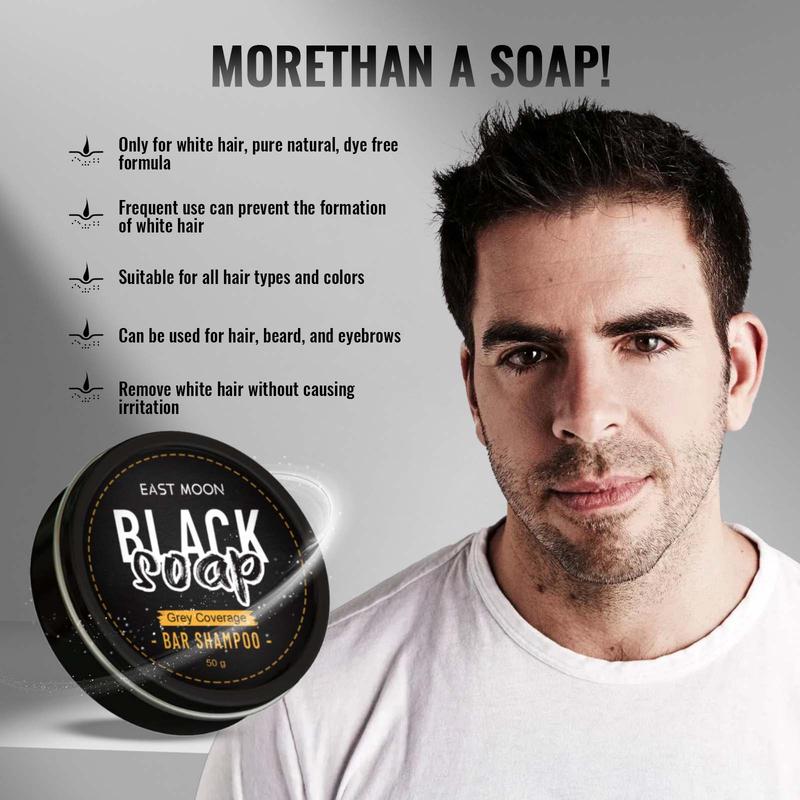 Moisture Black Hair Soap for Men Nourishing and Moisturizing Black Hair Brightening Hair Repair Deep Cleaning for All Hair Types Moisture Black Hair Soap for Men Nourishing and Moisturizing Black Hair Brightening Hair Repair Deep Cleaning for All Hair Types