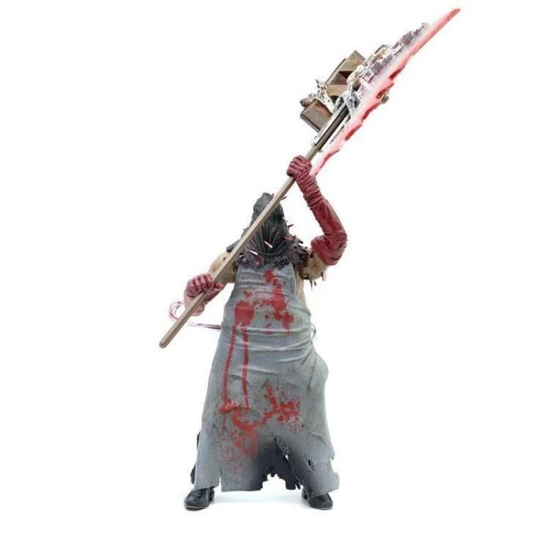 7-Inch Neca Biohazard Zombie Butcher Executioner Figurine, Lifelike Action Figure Decoration, Perfect for Birthday, Party, Halloween Gifts, PVC Figure
